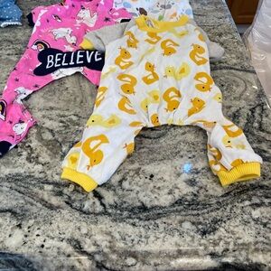 Yellow Duck Doggie Onesie